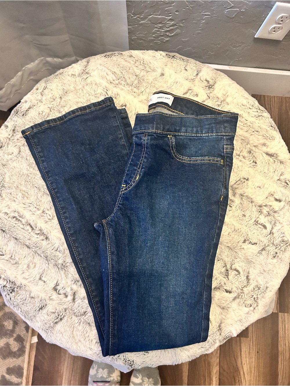Old Navy Dark Blue Girls Bootcut Jeans